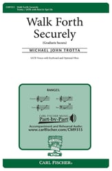 Walk Forth Securely SATB choral sheet music cover